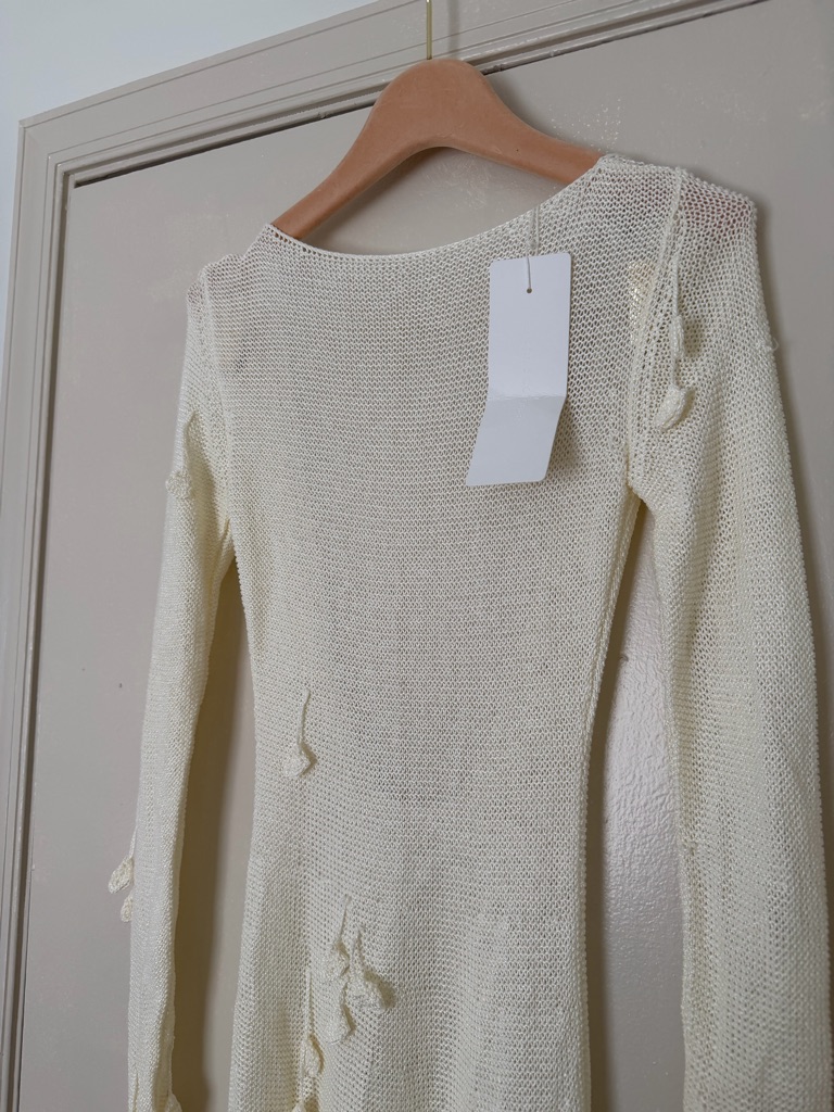 Anna October Emmeline Cream Long Sleeve Maxi Dress Size Xs New! With Tags! — image 4 of 8